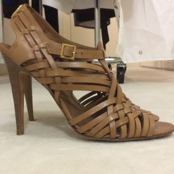 Tory Burch Woven Leather Stilettos - Picture 3 of 5